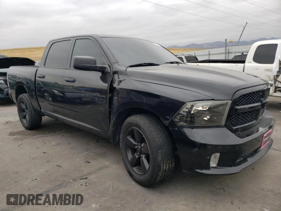 2018 Ram 1500 Tradesman with VIN 1C6RR6KG8JS280175, listed as a Copart auction lot 77013914 with 45,110 mi miles and Salvage title. Bid and sale history available at DreamBid. Image 4.
