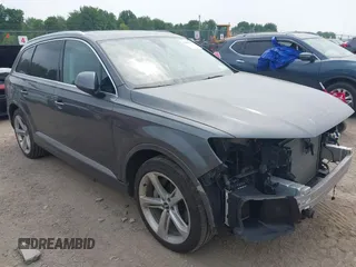 2019 Audi Q7 Prestige with VIN WA1VAAF78KD025828, listed as a IAAI auction lot 42409369 with 92,834 mi miles and . Bid and sale history available at DreamBid. Image 1.
