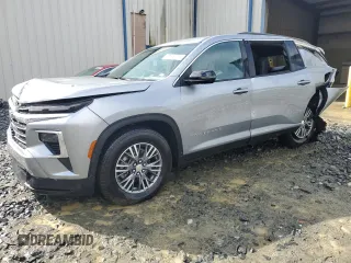 2025 Chevrolet Traverse FWD LT with VIN 1GNERGRS9SJ155904, listed as a Copart auction lot 55755085 with 7,715 mi miles and Salvage title. Bid and sale history available at DreamBid. Image 1.