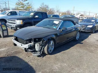 2019 Audi A5 Cabriolet Premium Plus with VIN WAUYNGF55KN002121, listed as a IAAI auction lot 41740919 with 45,091 mi miles. Bid and sale history available at carsss.com. Image 2.