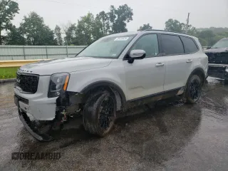 2022 Kia Telluride SX z VIN 5XYP5DHC7NG267823, wystawiony jako Copart lot #58433625 z przebiegiem 104 093 mil mil oraz Szkoda całkowita • Salvage title. Historia ofert i sprzedaży dostępna na DreamBid. Obrazek 1.