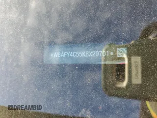 2019 BMW 8 Series M850i xDrive with VIN WBAFY4C55KBX29701, listed as a Copart auction lot 72955333 with Not Provided miles and Salvage Title. Bid and sale history available at carsss.com. Image 12.