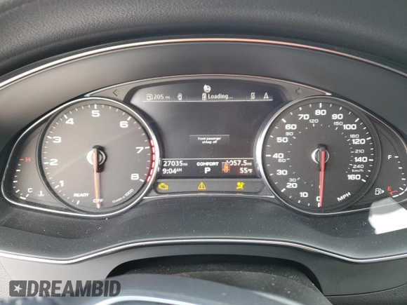 2019 Audi A6 Premium with VIN WAUD8AF27KN131051, listed as a Copart auction lot 70154252 with 27,035 mi miles. Bid and sale history available at carsss.com. Image 9.