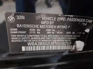 2014 BMW 3 Series 328i xDrive с VIN WBA3B5G53ENS09259, выставлен на аукционе IAAI как лот 42358472 с пробегом 152 425 миль миль и . История ставок и продаж доступна на DreamBid. Изображение 9.