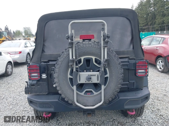 2015 Jeep Wrangler Unlimited Rubicon Hard Rock with VIN 1C4HJWFG6FL757421, listed as a IAAI auction lot 42107514 with 63,997 mi miles and . Bid and sale history available at DreamBid. Image 17.