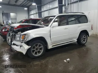 2000 Lexus LX with VIN JT6HT00W9Y0109333, listed as a Copart auction lot 47589965 with 261,766 mi miles and Salvage Title. Bid and sale history available at carsss.com. Image 1.