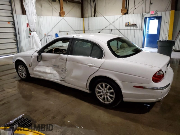 2001 Jaguar S-Type with VIN SAJDA01P91GM01096, listed as a Copart auction lot 72579364 with 138,689 mi miles and Salvage Title. Bid and sale history available at DreamBid. Image 2.