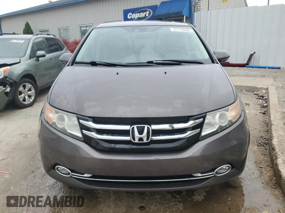 2015 Honda Odyssey Touring Elite with VIN 5FNRL5H95FB117985, listed as a Copart auction lot 57178695 with 199,757 mi miles and Non repairable. Bid and sale history available at DreamBid. Image 5.