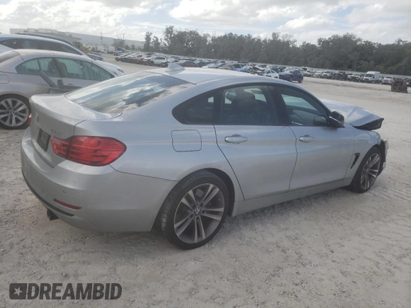2015 BMW 4 Series 435i xDrive with VIN WBA4B3C5XFGV48931, listed as a Copart auction lot 79132484 with 89,149 mi miles and Salvage Title. Bid and sale history available at DreamBid. Image 3.