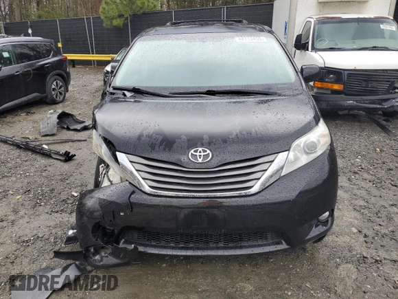 2011 Toyota Sienna XLE with VIN 5TDDK3DC2BS006769, listed as a Copart auction lot 48713455 with 136,348 mi miles and Salvage Title. Bid and sale history available at carsss.com. Image 5.