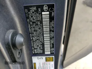 2022 Toyota Prius LE with VIN JTDKAMFP7N3226916, listed as a Copart auction lot 59360745 with 117,630 mi miles and Salvage title. Bid and sale history available at DreamBid. Image 12.