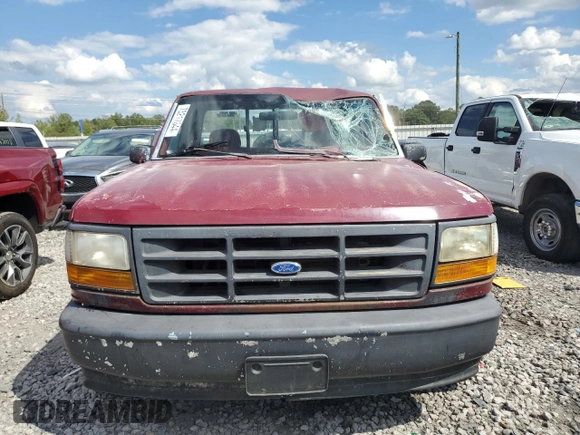 1993 Ford F-150 with VIN 2FTDF15N9PCA06375, listed as a Copart auction lot 73217644 with 293,322 mi miles and Salvage Title. Bid and sale history available at carsss.com. Image 5.
