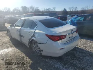 2014 Infiniti Q50 z VIN JN1BV7AP7EM683266, wystawiony jako Copart lot #87167454 z przebiegiem 120 125 mil mil oraz Szkoda całkowita • Salvage title. Historia ofert i sprzedaży dostępna na DreamBid. Obrazek 2.