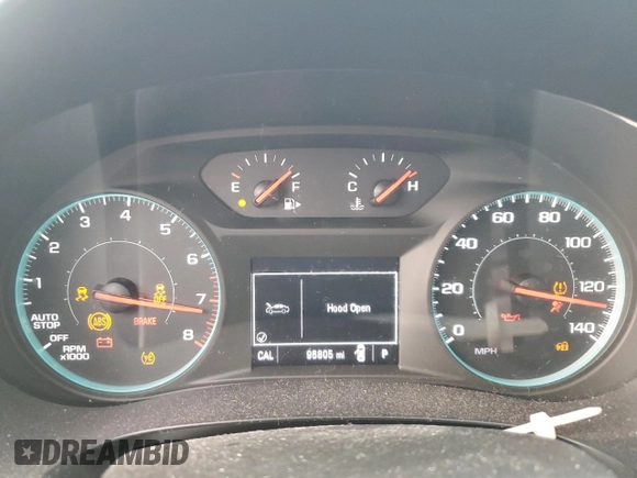 2021 Chevrolet Malibu LT with VIN 1G1ZD5ST1MF064284, listed as a Copart auction lot 53888495 with 96,805 mi miles and Salvage Title. Bid and sale history available at DreamBid. Image 9.