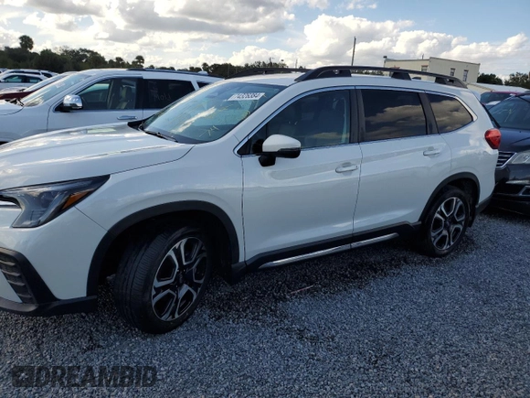 2023 Subaru Ascent Limited with VIN 4S4WMAND0P3404873, listed as a Copart auction lot 74326384 with 22,035 mi miles and Non repairable. Bid and sale history available at DreamBid. Image 1.