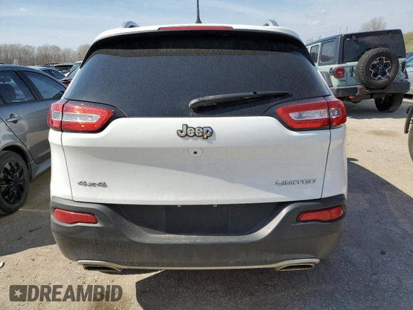2016 Jeep Cherokee Limited with VIN 1C4PJMDS9GW115962, listed as a Copart auction lot 46279354 with 85,567 mi miles and Salvage title. Bid and sale history available at DreamBid. Image 6.