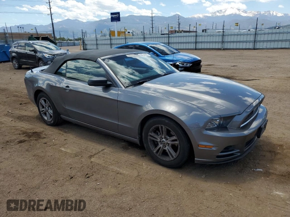 2014 Ford Mustang V6 with VIN 1ZVBP8EM4E5250198, listed as a Copart auction lot 58144085 with 154,677 mi miles and Salvage title. Bid and sale history available at DreamBid. Image 4.