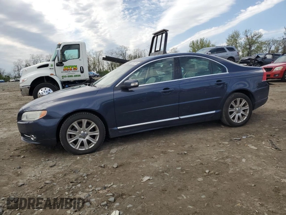 2010 Volvo S80 I6 with VIN YV1982AS9A1120378, listed as a Copart auction lot 53360155 with 146,914 mi miles and Clean Title. Bid and sale history available at carsss.com. Image 1.