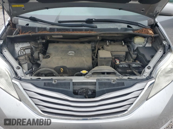 2016 Toyota Sienna XLE with VIN 5TDYK3DC8GS707910, listed as a Copart auction lot 58418535 with 161,527 mi miles and Salvage title. Bid and sale history available at DreamBid. Image 12.