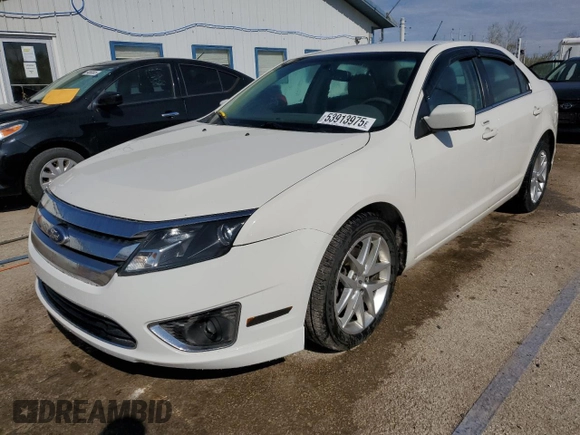 2012 Ford Fusion SEL z VIN 3FAHP0JAXCR220259, wystawiony jako Copart lot #53913975 z przebiegiem 145 424 mil mil oraz Szkoda całkowita • Salvage title. Historia ofert i sprzedaży dostępna na DreamBid. Obrazek 1.