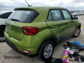 2024 Hyundai Venue SE with VIN KMHRB8A31RU320258, listed as a Copart auction lot 77896284 with 3,013 mi miles and Non Repairable. Bid and sale history available at DreamBid. Image 3.