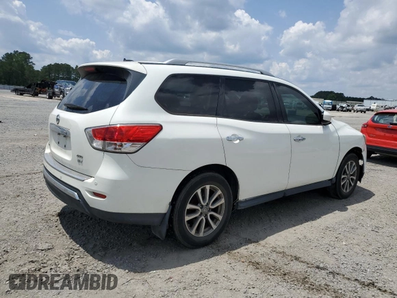 2014 Nissan Pathfinder SL with VIN 5N1AR2MM8EC717668, listed as a Copart auction lot 57123965 with 158,383 mi miles and Clean title. Bid and sale history available at DreamBid. Image 3.