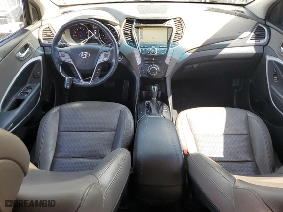 2015 Hyundai Santa Fe Sport with VIN 5XYZU3LBXFG266168, listed as a Copart auction lot 46942805 with 58,275 mi miles and Salvage Title. Bid and sale history available at carsss.com. Image 8.