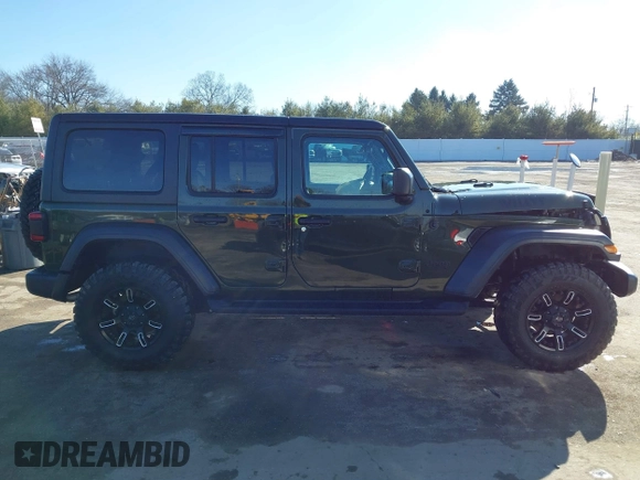 2020 Jeep Wrangler Unlimited Sport S с VIN 1C4HJXDG9LW328034, выставлен на аукционе IAAI как лот 41808054 с пробегом 48 781 миль миль и . История ставок и продаж доступна на DreamBid. Изображение 13.