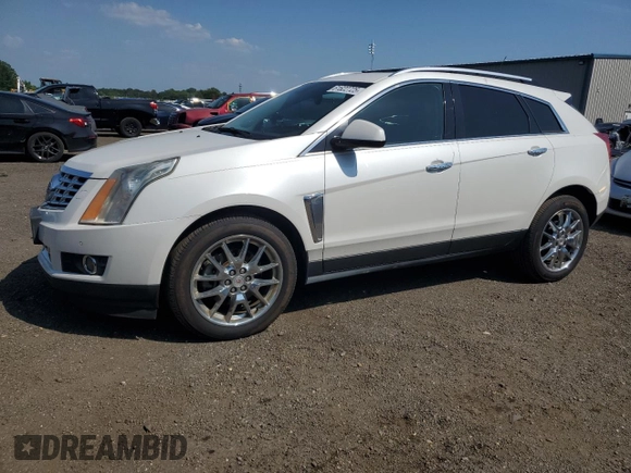 2014 Cadillac SRX Performance Collection with VIN 3GYFNCE38ES629600, listed as a Copart auction lot 61622725 with 86,183 mi miles and Salvage title. Bid and sale history available at DreamBid. Image 1.