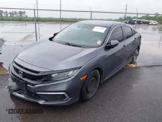 2019 Honda Civic Sedan LX with VIN 2HGFC2F60KH537797, listed as a IAAI auction lot 42119603 with 1 mi miles. Bid and sale history available at carsss.com. Image 16.