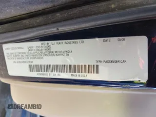 2006 Subaru Legacy Special with VIN 4S3BL626967218748, listed as a IAAI auction lot 41463914 with 193,236 mi miles and . Bid and sale history available at DreamBid. Image 9.