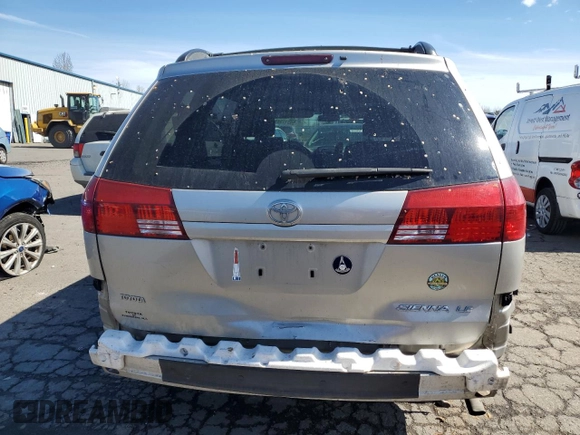 2005 Toyota Sienna CE with VIN 5TDZA23C55S260579, listed as a Copart auction lot 50317865 with 161,909 mi miles and Salvage Title. Bid and sale history available at DreamBid. Image 6.