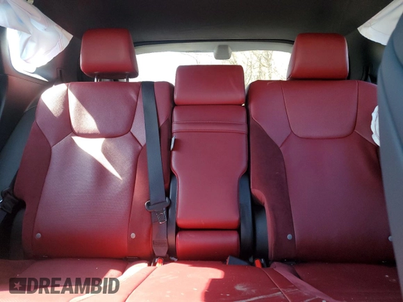 2023 Lexus RX 500h F Sport Performance with VIN 2T2BCMEA8PC009131, listed as a Copart auction lot 50300645 with 38,944 mi miles and Salvage title. Bid and sale history available at DreamBid. Image 10.