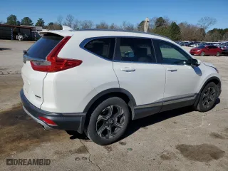 2019 Honda CR-V Touring with VIN 7FARW1H92KE013680, listed as a Copart auction lot 46836465 with 64,377 mi miles and Salvage Title. Bid and sale history available at carsss.com. Image 3.