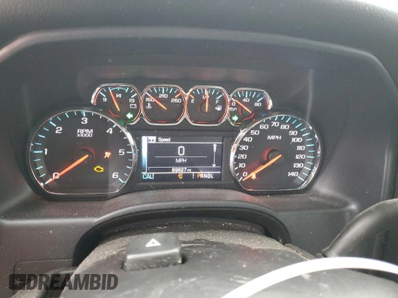 2017 Chevrolet Silverado 1500 LT with VIN 1GCUKREC7HF163496, listed as a Copart auction lot 89000345 with 89,827 mi miles and Non Repairable. Bid and sale history available at DreamBid. Image 9.