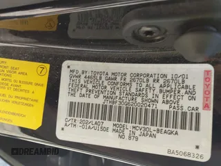 2002 Lexus ES 300 с VIN JTHBF30G620020471, выставлен на аукционе IAAI как лот 42190159 с пробегом 153 345 миль миль и . История ставок и продаж доступна на DreamBid. Изображение 9.