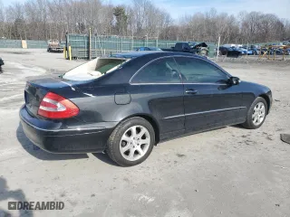 2003 Mercedes-Benz CLK-Class 3.2L with VIN WDBTJ65J03F060679, listed as a Copart auction lot 46507675 with 66,530 mi miles and Salvage Title. Bid and sale history available at carsss.com. Image 3.