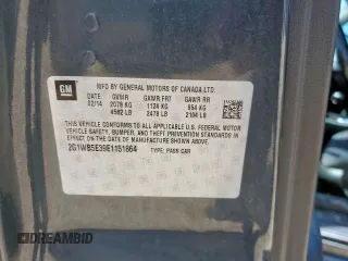 2014 Chevrolet Impala LT с VIN 2G1WB5E39E1151864, выставлен на аукционе Copart как лот 60503795 с пробегом 155 975 миль миль и Чистый • Clean title. История ставок и продаж доступна на DreamBid. Изображение 12.