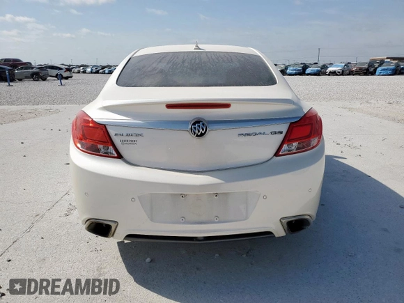 2012 Buick Regal GS with VIN 2G4GV5GV1C9104839, listed as a Copart auction lot 53505045 with 109,375 mi miles and Clean Title. Bid and sale history available at carsss.com. Image 6.