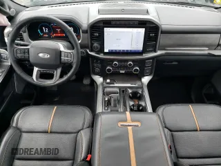 2023 Ford F-150 XL with VIN 1FTFW1E84PFB68860, listed as a Copart auction lot 43995925 with 11,457 mi miles and Salvage title. Bid and sale history available at DreamBid. Image 8.