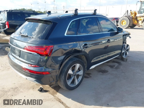 2023 Audi Q5 Premium Plus with VIN WA1BBAFY4P2112508, listed as a IAAI auction lot 40892423 with 24,492 mi miles and . Bid and sale history available at DreamBid. Image 4.