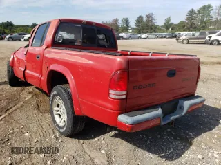 2003 Dodge Dakota Sport with VIN 1D7HL38X63S122194, listed as a Copart auction lot 58235722 with 0 mi miles and Non Repairable. Bid and sale history available at carsss.com. Image 3.