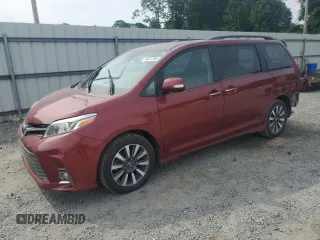 2020 Toyota Sienna XLE with VIN 5TDDZ3DC1LS235540, listed as a Copart auction lot 59697395 with 87,950 mi miles and Salvage title. Bid and sale history available at DreamBid. Image 1.