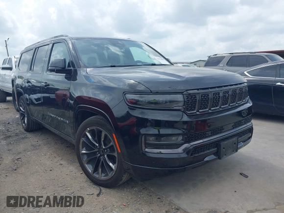 2024 Jeep Grand Wagoneer Series II with VIN 1C4SJSFP1RS158161, listed as a IAAI auction lot 41876881 with 23,329 mi miles and . Bid and sale history available at DreamBid. Image 1.