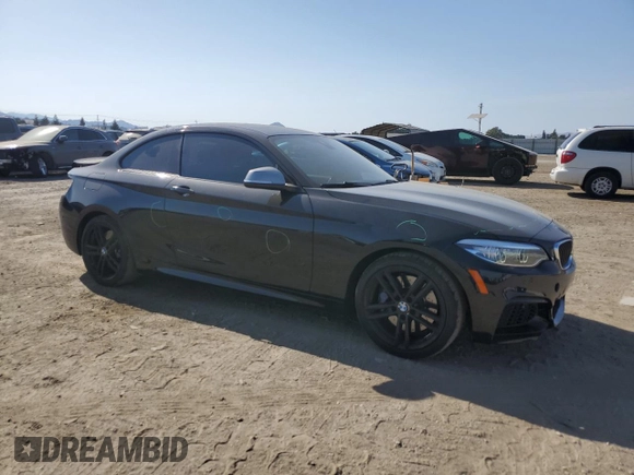 2018 BMW 2 Series M240i with VIN WBA2J5C52JVC07276, listed as a Copart auction lot 59146135 with 66,277 mi miles and Salvage title. Bid and sale history available at DreamBid. Image 4.