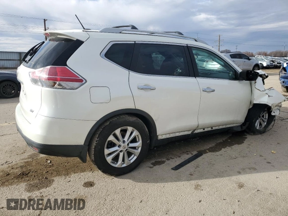 2015 Nissan Rogue SV with VIN 5N1AT2MT6FC772808, listed as a Copart auction lot 86929294 with 77,925 mi miles and Salvage Title. Bid and sale history available at carsss.com. Image 3.