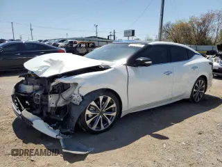 2020 Nissan Maxima Platinum with VIN 1N4AA6FV8LC381418, listed as a Copart auction lot 52355775 with 80,665 mi miles and Salvage title. Bid and sale history available at DreamBid. Image 1.