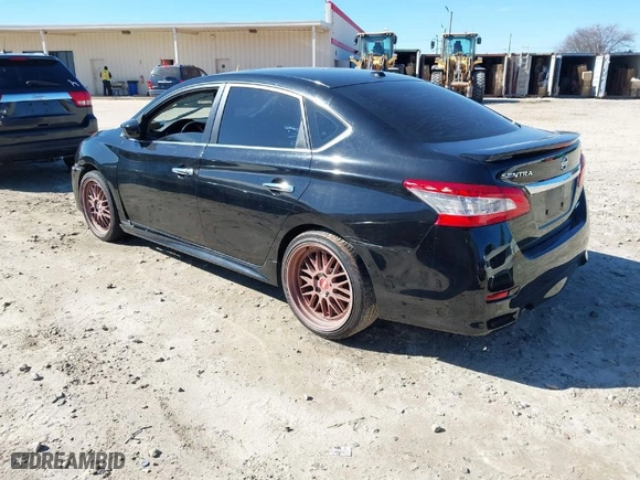 2013 Nissan Sentra SR with VIN 3N1AB7AP5DL731442, listed as a IAAI auction lot 41627604 with 127,648 mi miles. Bid and sale history available at carsss.com. Image 3.
