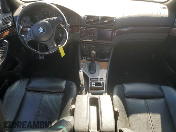 2003 BMW 5 Series 540iA with VIN WBADN63463GS57077, listed as a Copart auction lot 44601325 with 53,826 mi miles and Clean Title. Bid and sale history available at carsss.com. Image 8.
