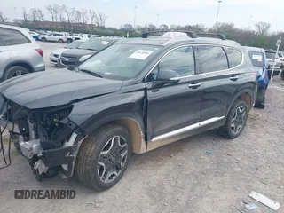 2023 Hyundai Santa Fe Hybrid Limited with VIN 5NMS5DA17PH001083, listed as a IAAI auction lot 41876880 with 28,875 mi miles. Bid and sale history available at carsss.com. Image 2.